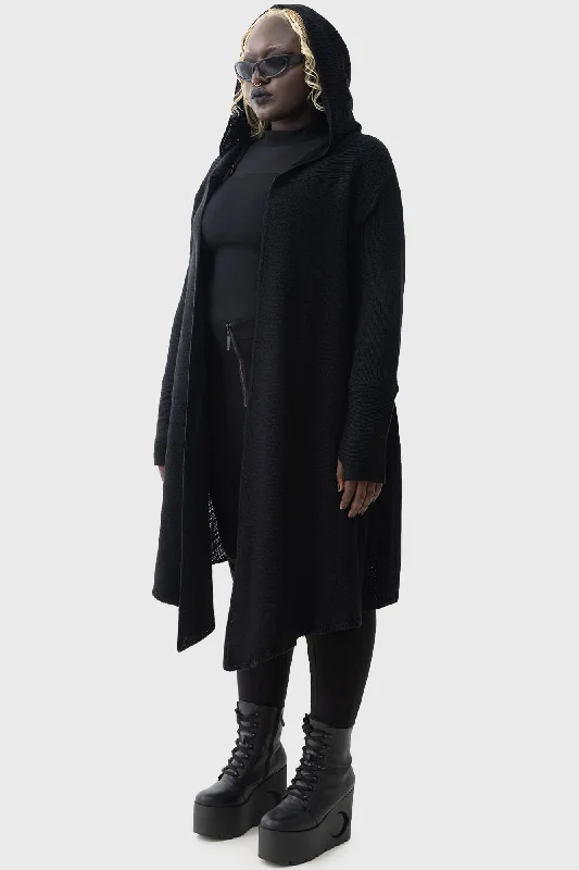 Last Quarter Hooded Cardigan [PLUS]