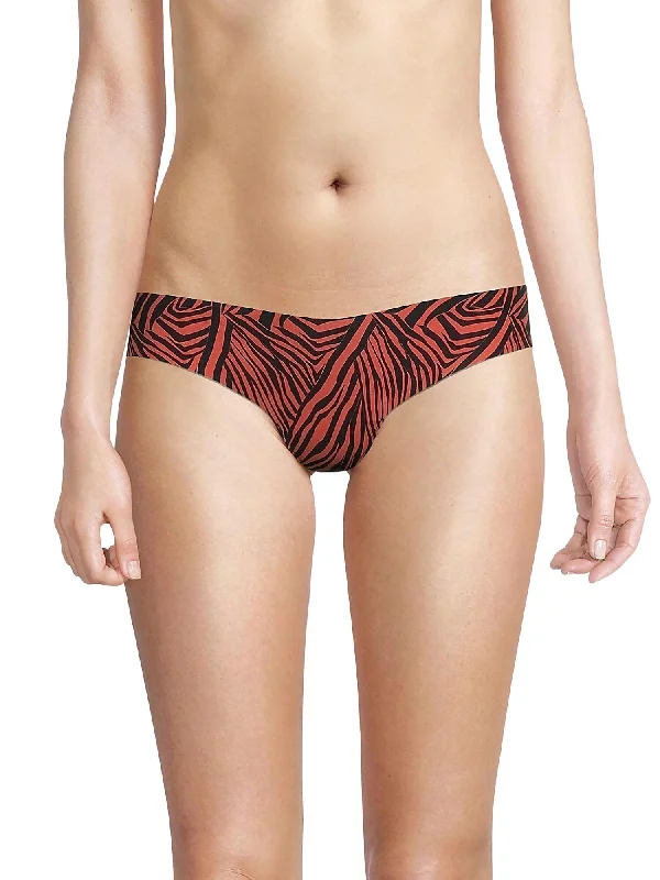 Printed Low Rise Thong In City Stripes