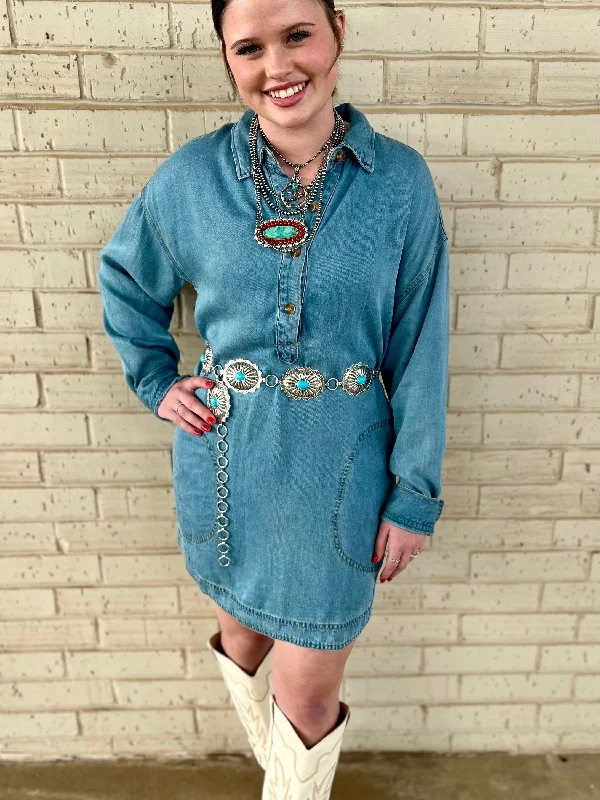 Rodeo Time Denim Dress