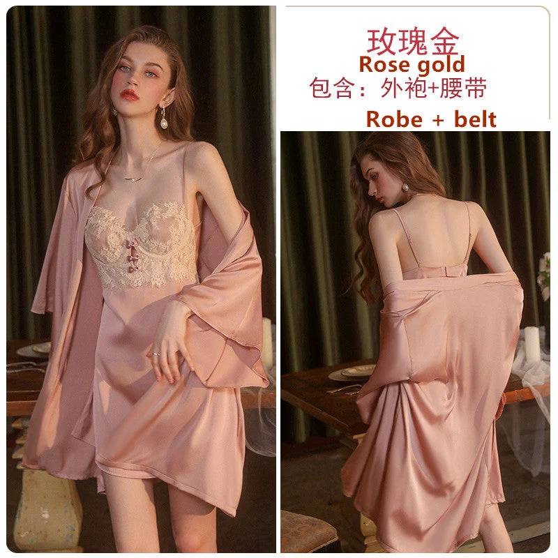 1690 Rose gold (robe + belt）