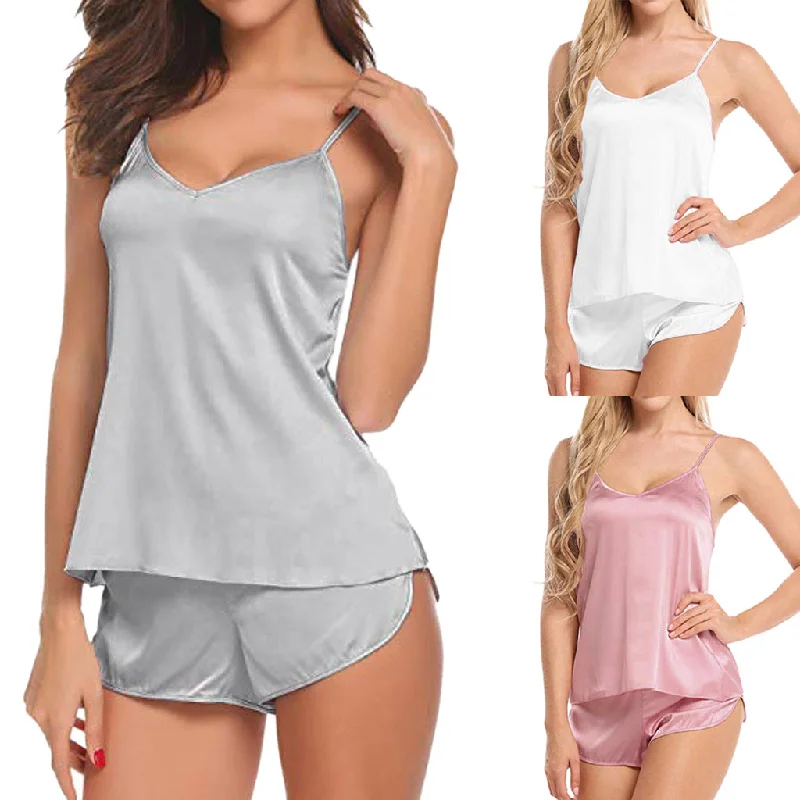 Satin Camisole Pajama Set of 2