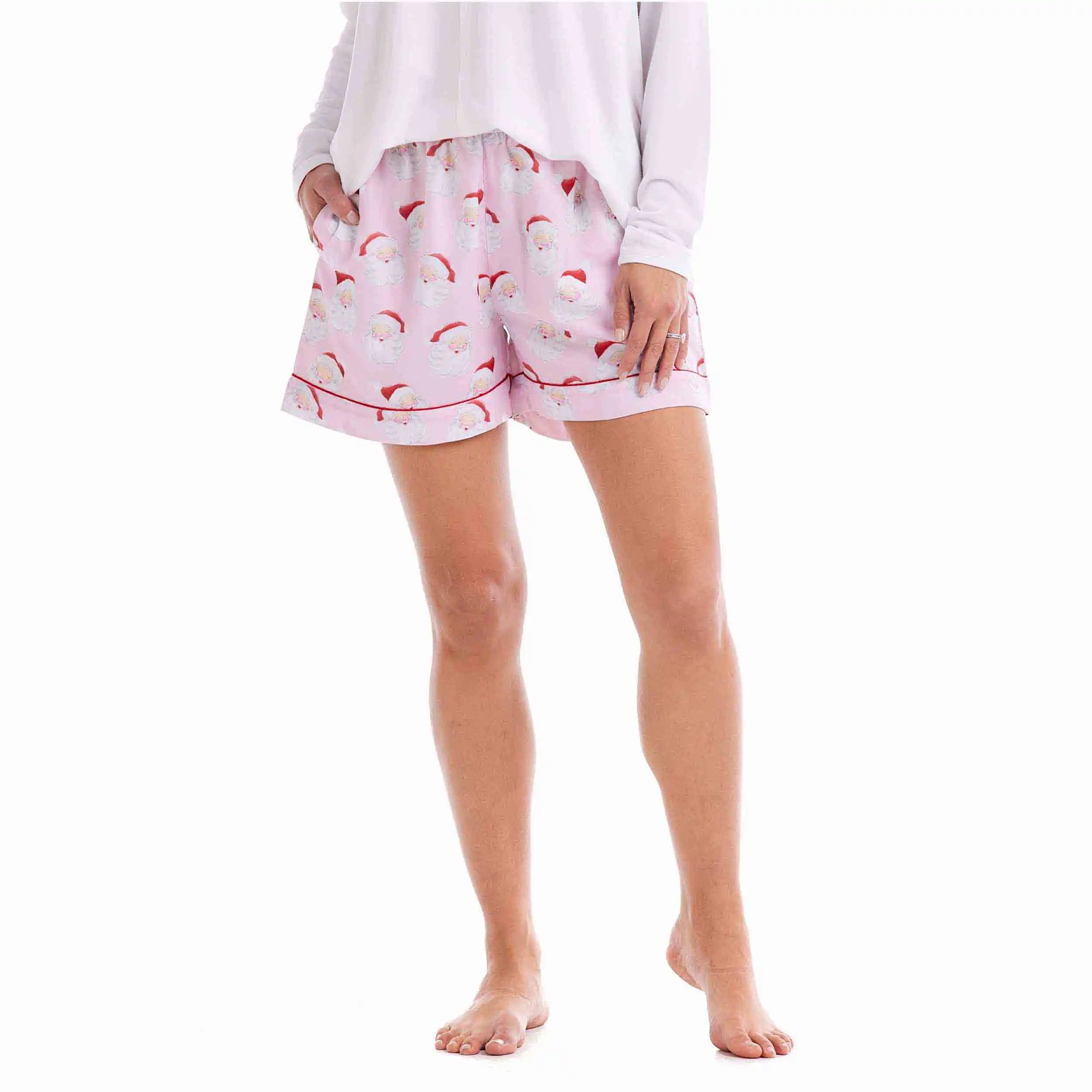 Women Santa Pajama Short