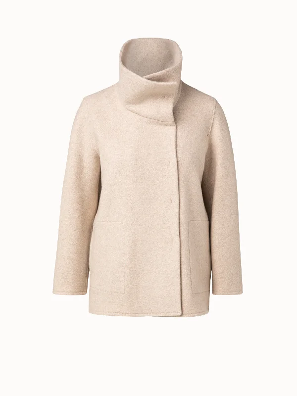 Elize Cashmere Jersey Oversized Jacket