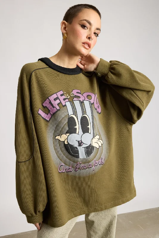 Women's Oversized Lively Sweatshirt