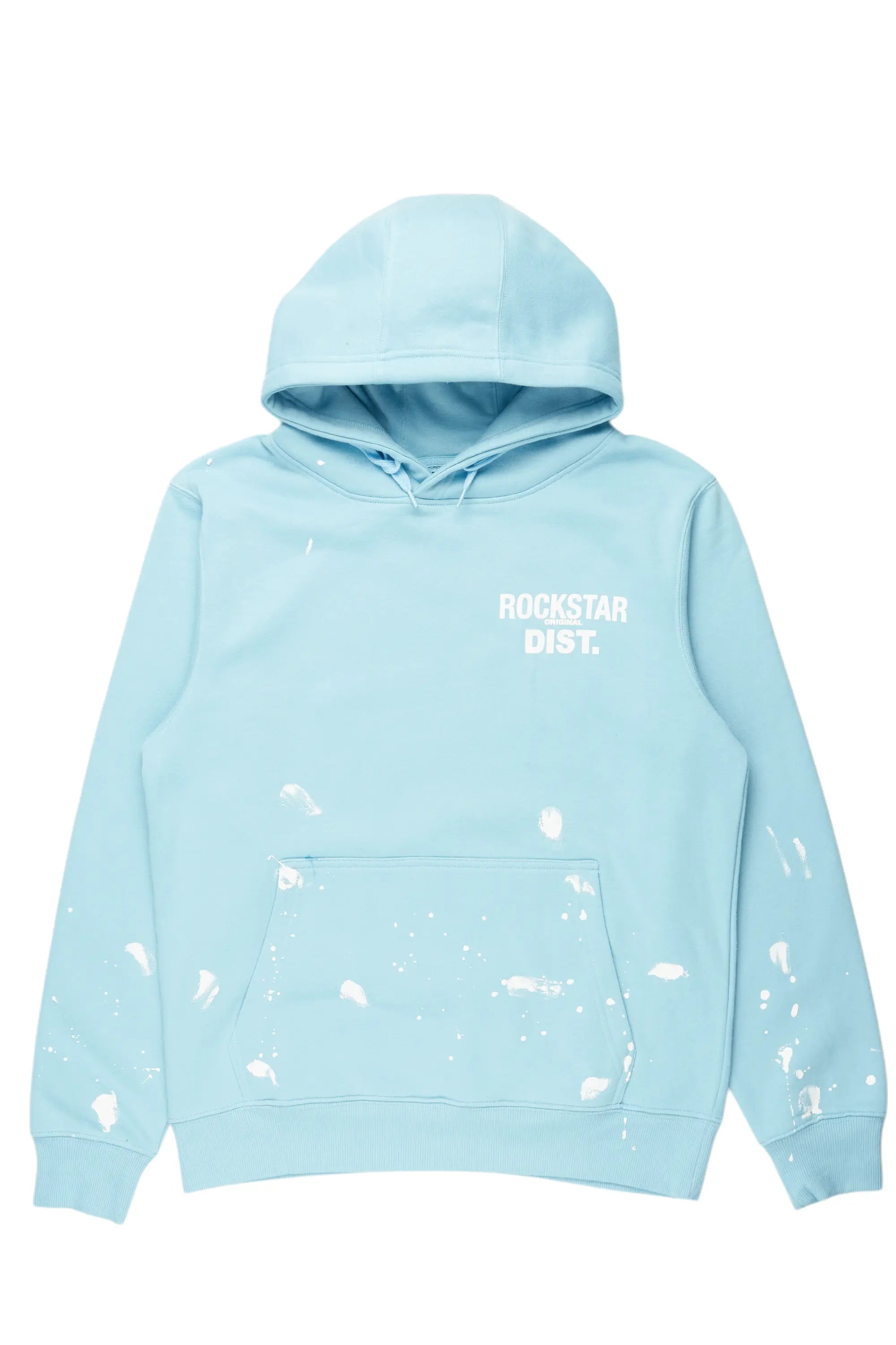 Nylia Baby Blue Oversized Hoodie